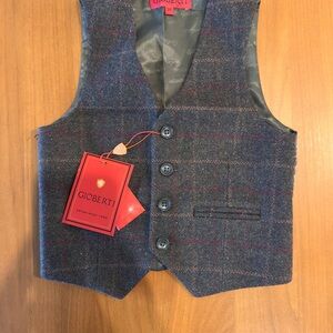 Gioberti Gray Plaid Vest